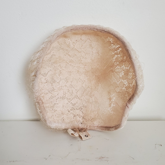 50s Vintage Floral Lace Fascinator Hat - Picture 13 of 14